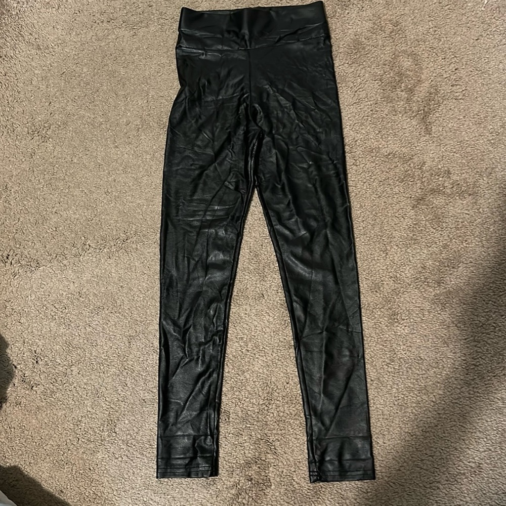 Leather leggings